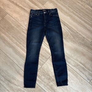 Mother Denim High Rise The Looker Ankle Fray Jeans size 27